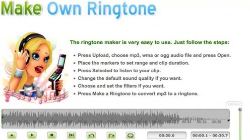 Zrób sobie dzwonek na komórkę dzięki MakeOwnRingtone.com 1