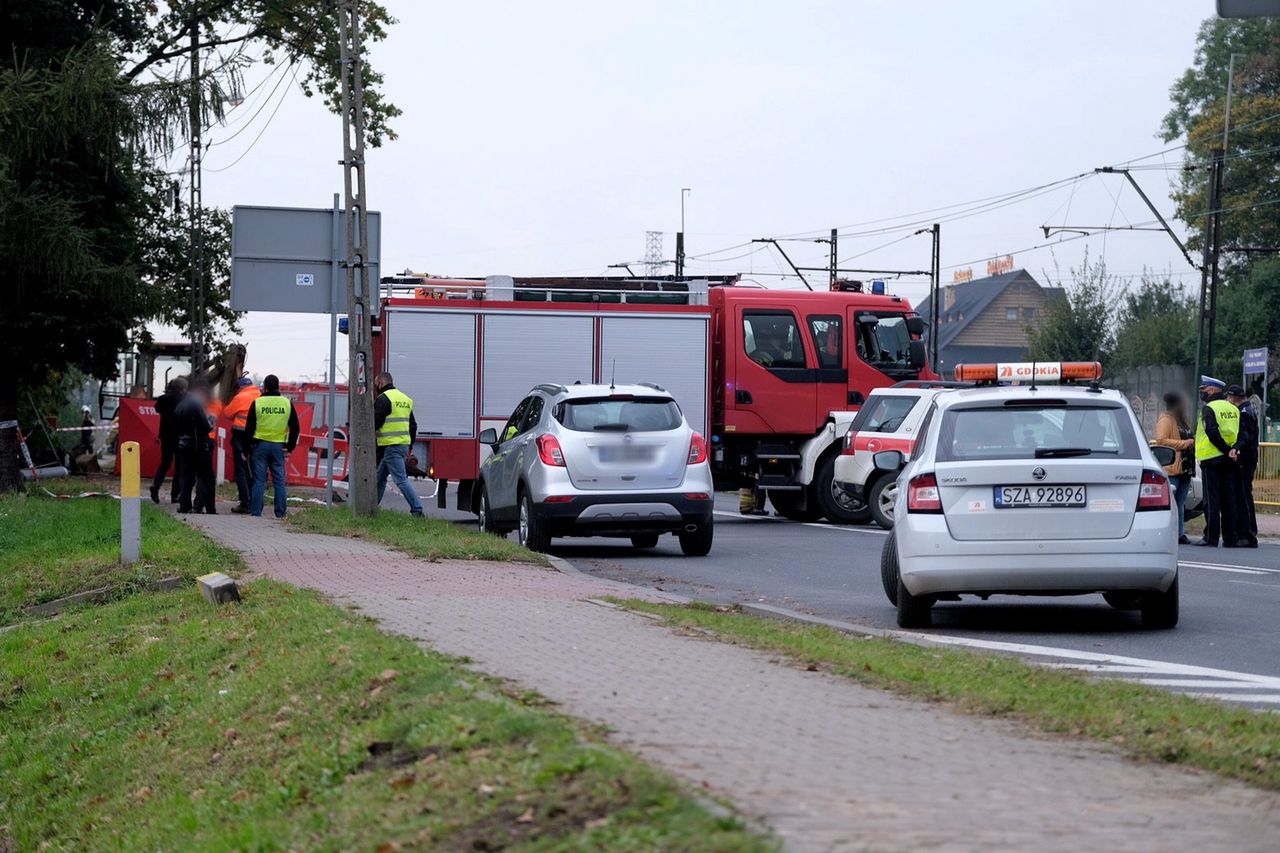 Akcja służb na miejscu wybuchu gazu w Czeladzi.