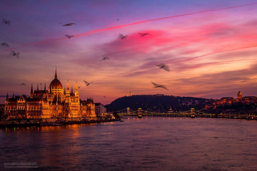 Przez 5 lat szukał idealnego światła, aby sfotografować Budapeszt. Udało mu się 2