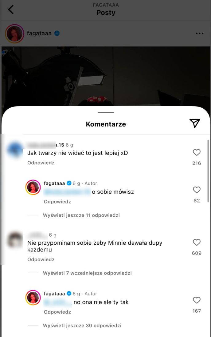 Fagata pochwaliła się nowymi zdjęciami
