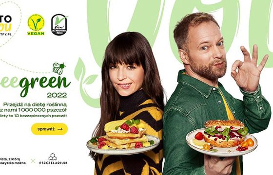 Nice To Fit You zachęca do diety roślinnej i "adopcji" pszczół