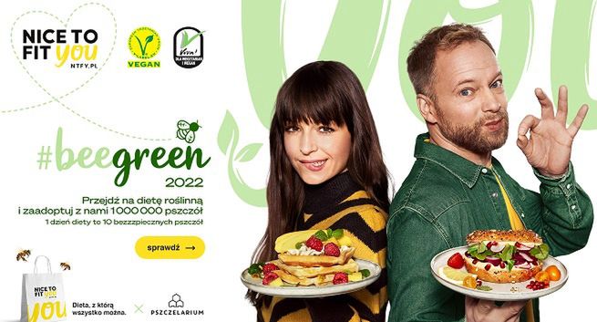 Nice To Fit You zachęca do diety roślinnej i "adopcji" pszczół