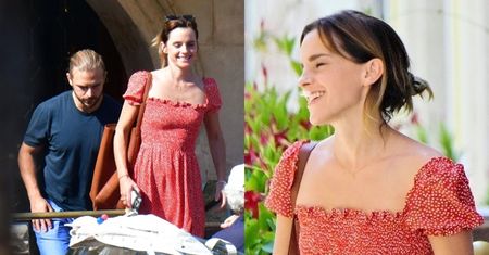 Emma Watson podbija Wenecję w towarzystwie tajemniczego przystojniaka. Romantycznie? (ZDJĘCIA)