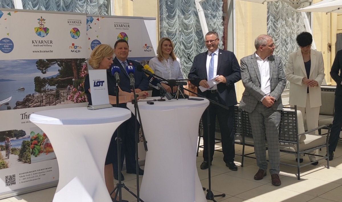 Konferencja prasowa odbyła się w Hotelu Kvarner w Opatiji