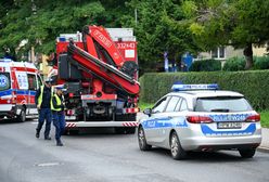Wypadek w centrum Krakowa. Rowerzysta wjechał pod autobus