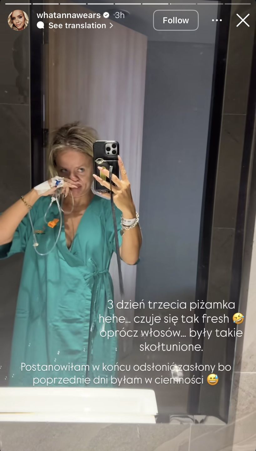 Anna Skura w szpitalu na Bali