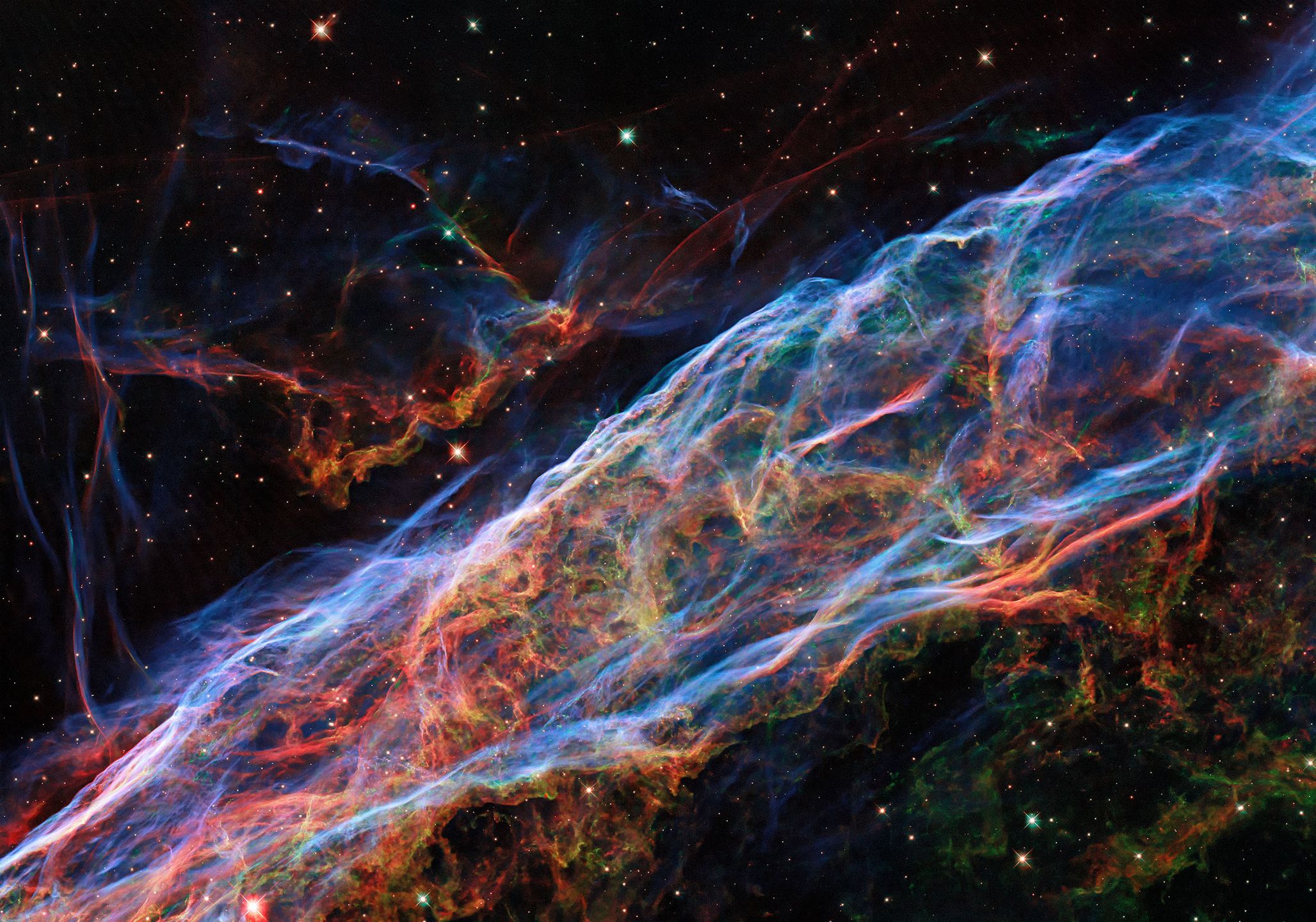 Kosmiczny welon w nowym wydaniu. NASA przyjrzało się ponownie świetnemu zdjęciu 3