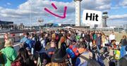 Chaos i tłok na europejskich lotniskach. "Ludzie stoją i patrzą jak cielaki w malowane wrota"