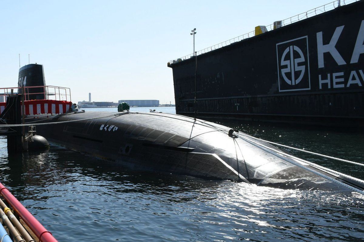 Japonia się zbroi. Nowy okręt podwodny trafia do służby