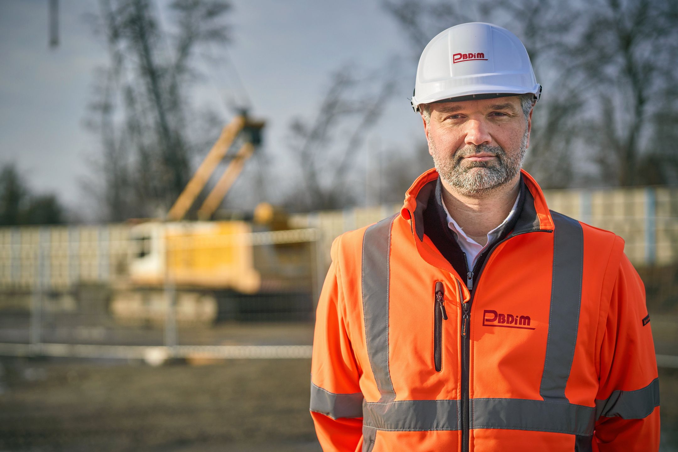 Budowa tunelu srednicowego w Lodzi25.02.2025 Lodz . Plac budowy tunelu srednicowego , nz prezes Przedsiebiorstwa Budowy Drog i Mostow Mariusz Serzysko .
Fot. Marcin Stepien / Agencja Wyborcza.plFot. Marcin Stepien / Agencja Wyborcza.pltunel, kdp, pkp, srednicowy, kolej, /FR/