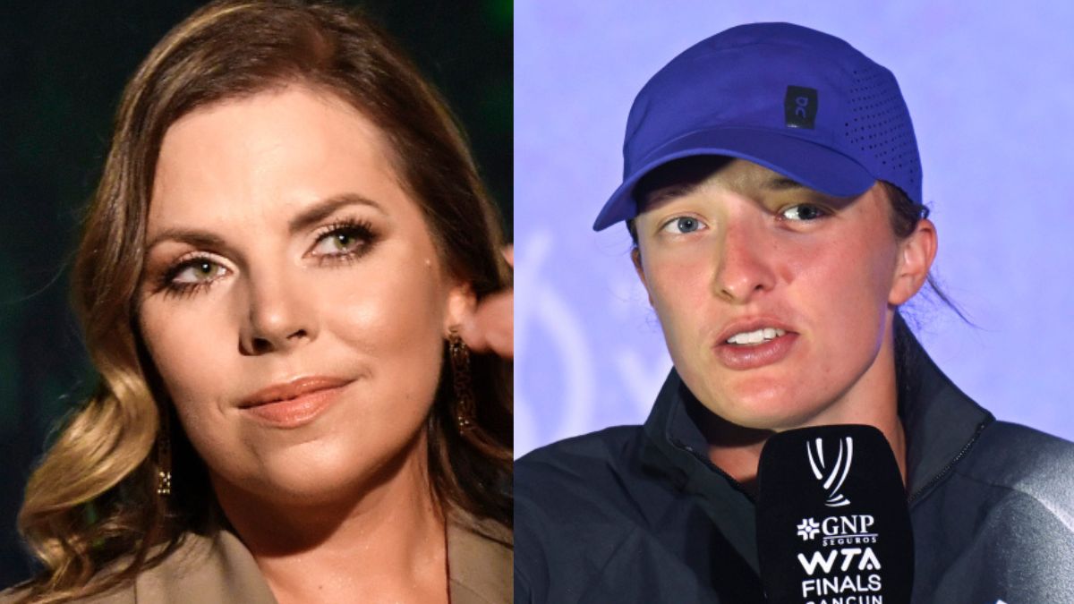 Aleksandra Kwaśniewska i Iga Świątek