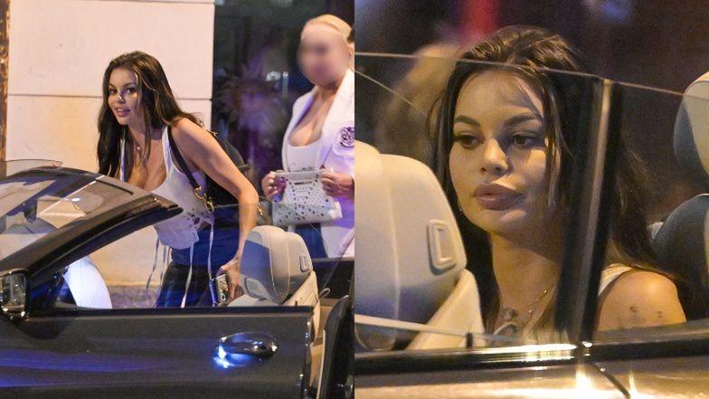 Justyna Gradek i Magdalena Lubacz imprezują nocą