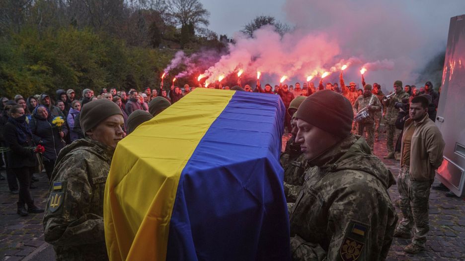 Pogrzeb ukraińskiego wojskowego