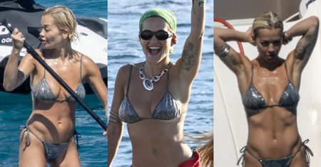 Rita Ora i jej greckie wakacje. Nie zabrakło ODWAŻNYCH zdjęć w bikini (ZDJĘCIA)