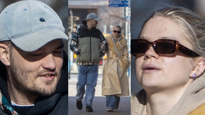 Margaret spaceruje z mężem 