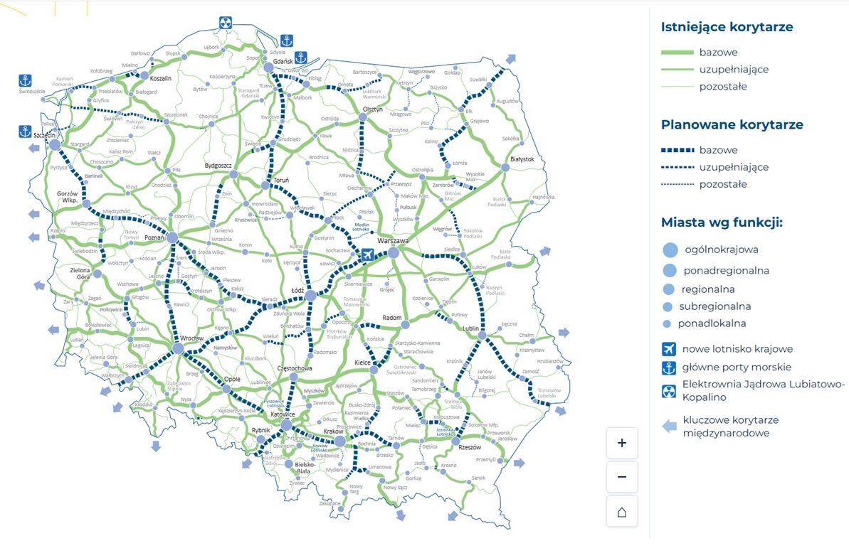 Schemat Zintegrowanej Sieci Kolejowej