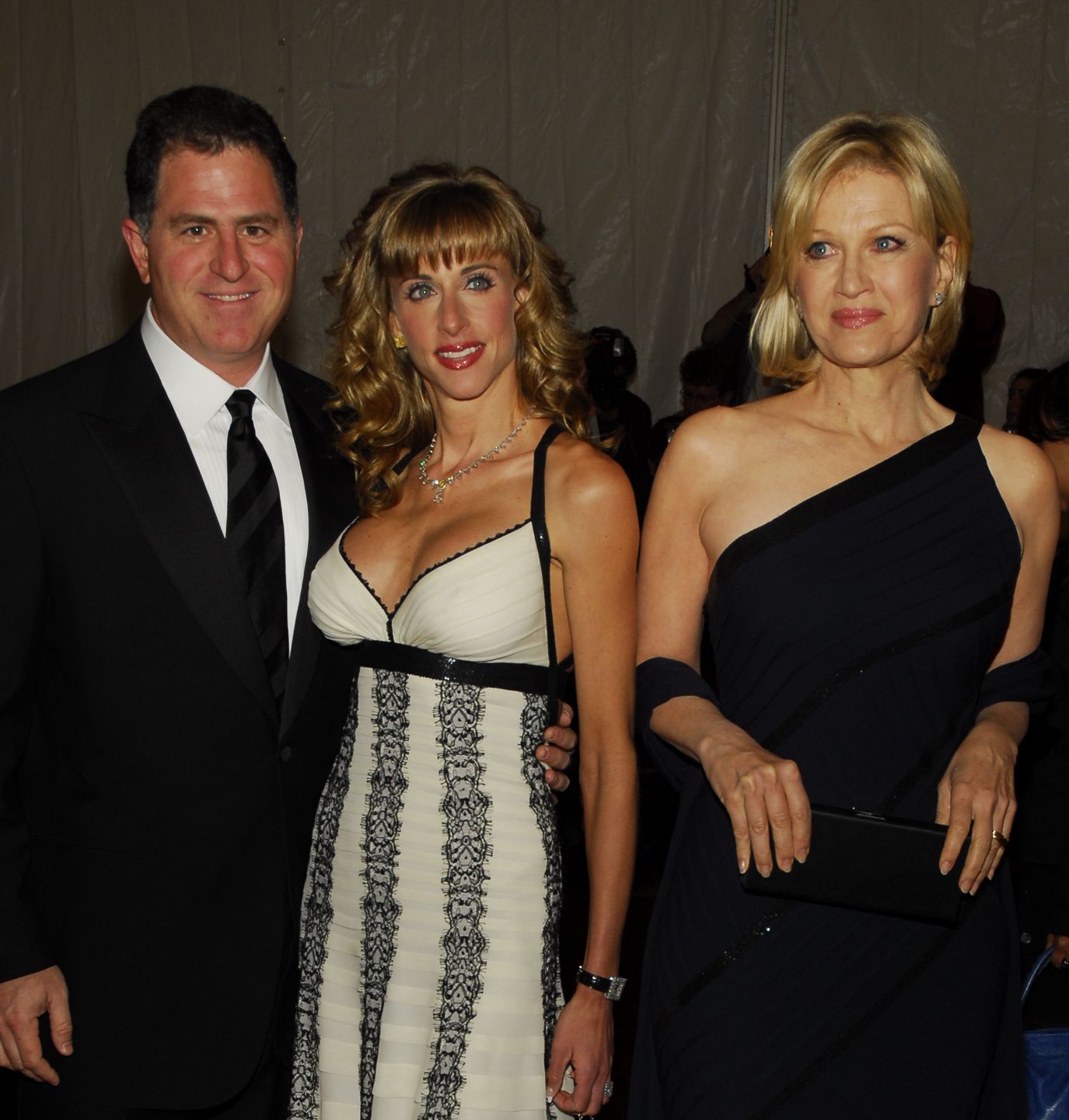 Michael Dell, Susan Dell and Diane Sawye
