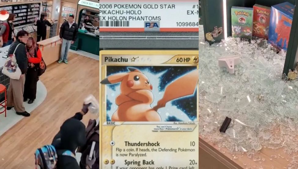 Napad na sklep z Pokémonami. W środku było 40 osób