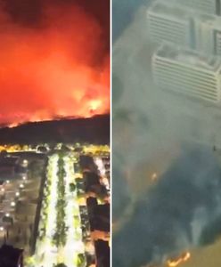 Ogień zbliżył się do Madrytu. Nagrania z przedmieść stolicy Hiszpanii