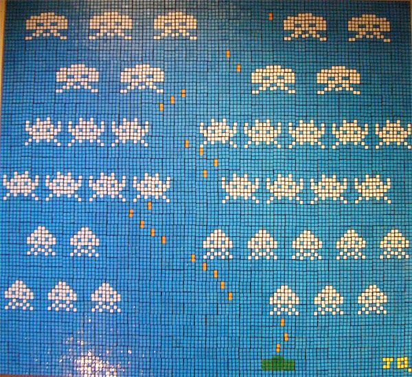 Space Invaders z 1330 kostek Rubika 3
