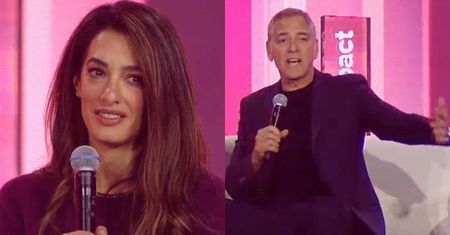 Tymczasem w Poznaniu: Amal Clooney DEMENTUJE plotki o rozwodzie. "Znajomi do mnie dzwonią..."