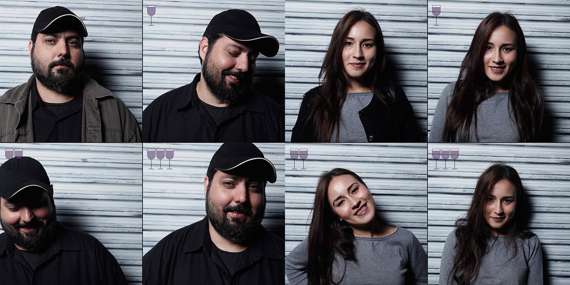 Zastanawialiście się kiedyś jak wyglądacie po 1, 2 i 3 lampkach wina? 12