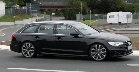 Audi S6 Avant bez kamuflażu na Nürburgring