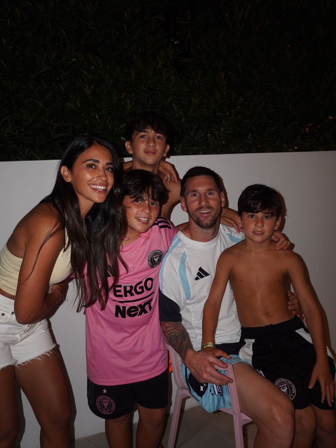 Antonela Roccuzzo, Messi i ich dzieci