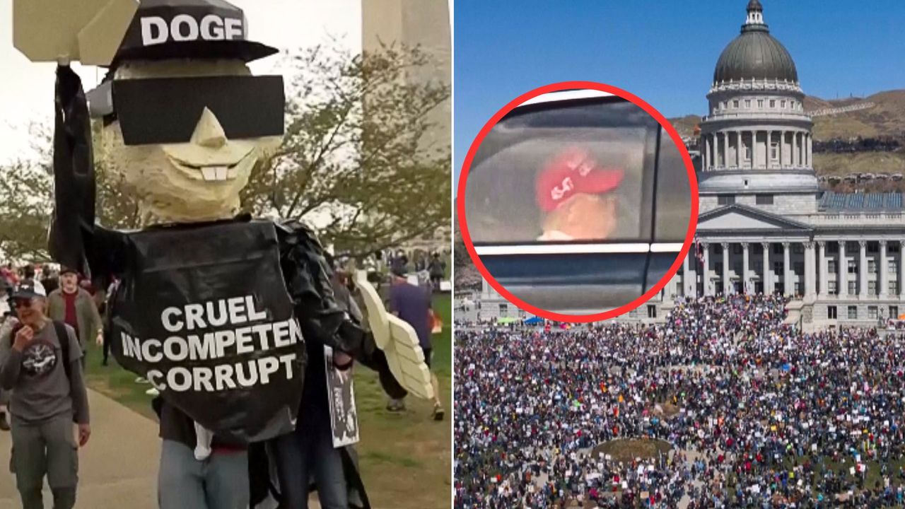 Protesty w USA. Amerykanie wyszli na ulice. Trump grał akurat w golfa