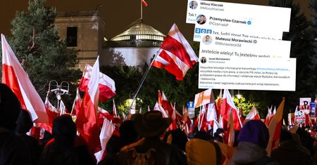 "Tak wygląda ponad 300 tys. patriotów". Komentarze po proteście PiS