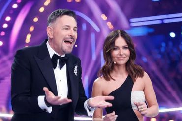 Krzysztof Ibisz i Paulina Sykut-Jeżyna