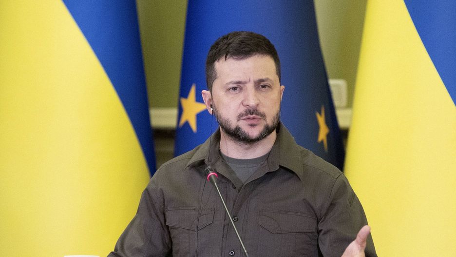 Prezydent Ukrainy Wołodymyr Zełenski