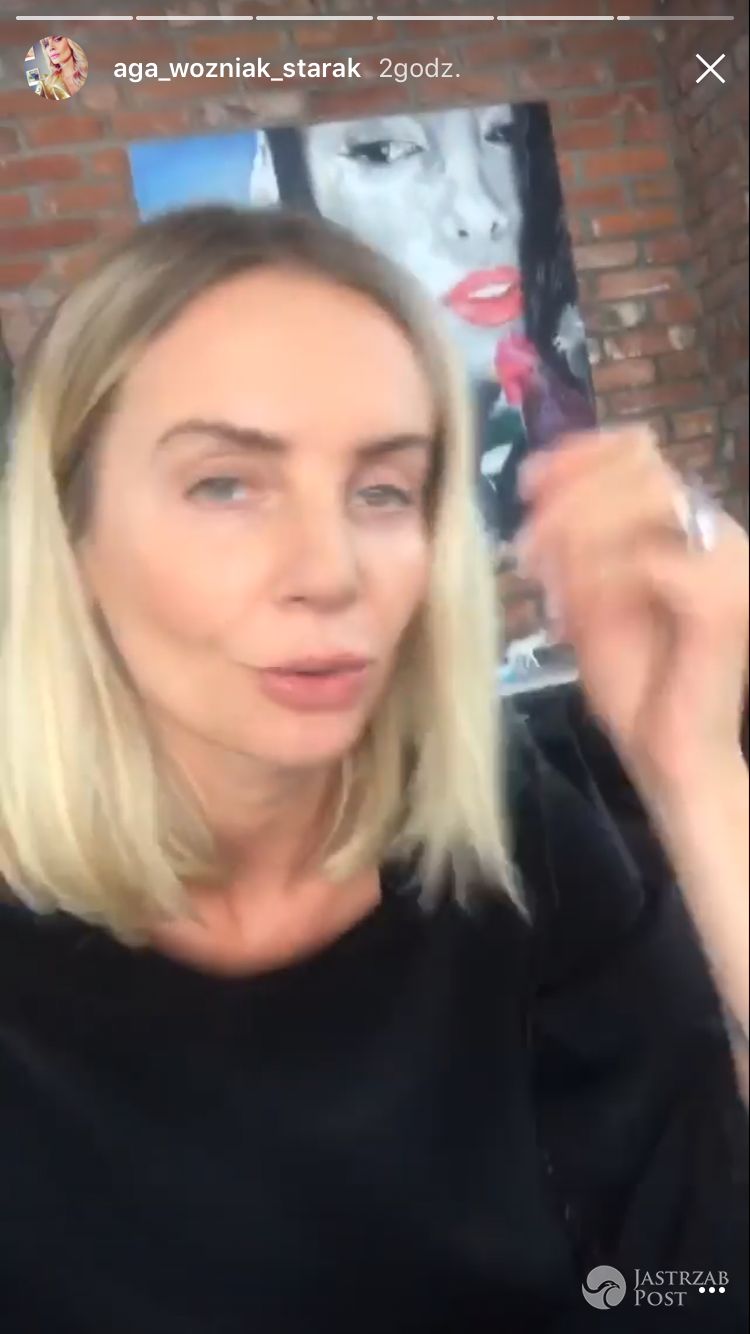 Agnieszka Woźniak-Starak bez makijażu