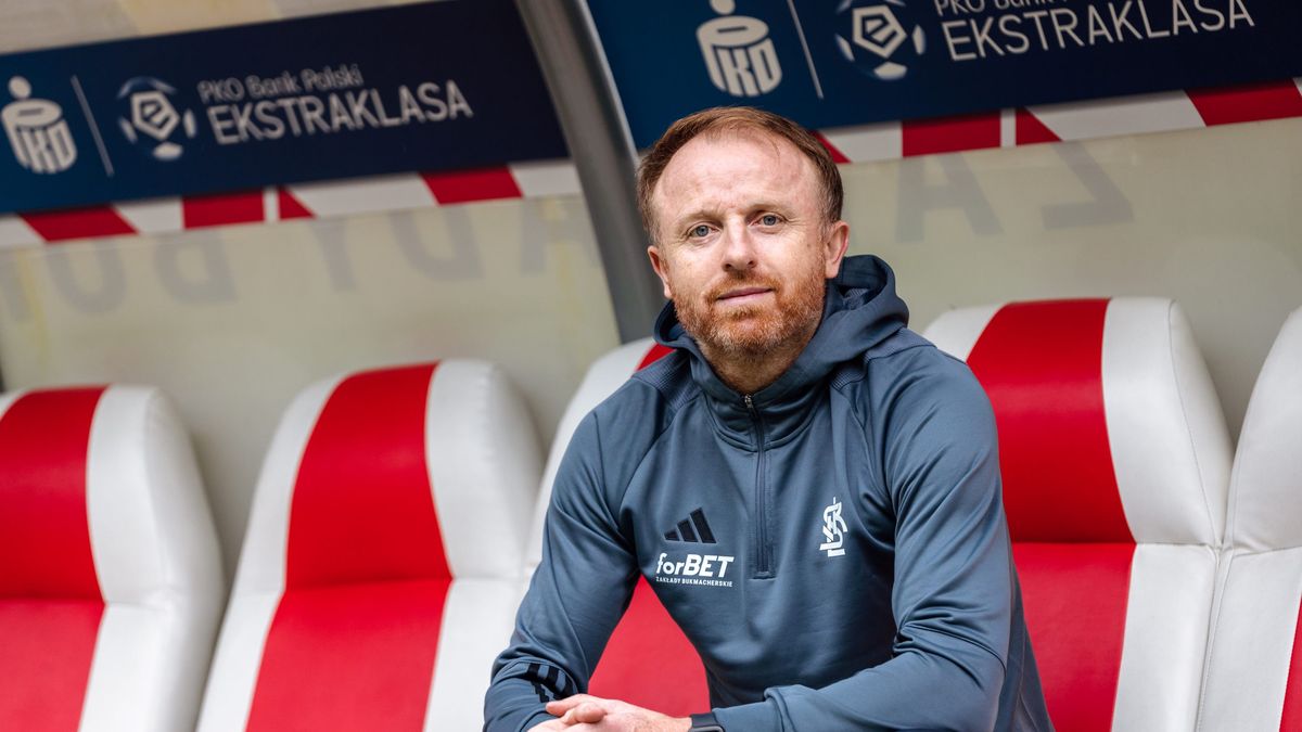 Materiały prasowe / ŁKS Łódź / Na zdjęciu: trener Piotr Stokowiec
