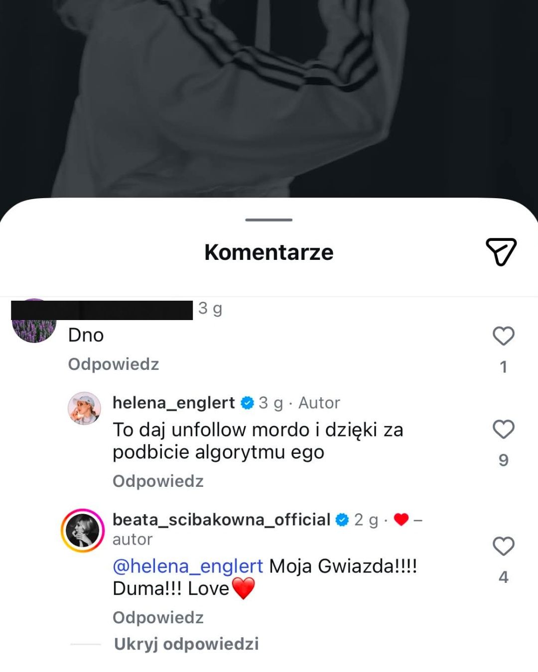 Helena Englert wojuje z hejterem