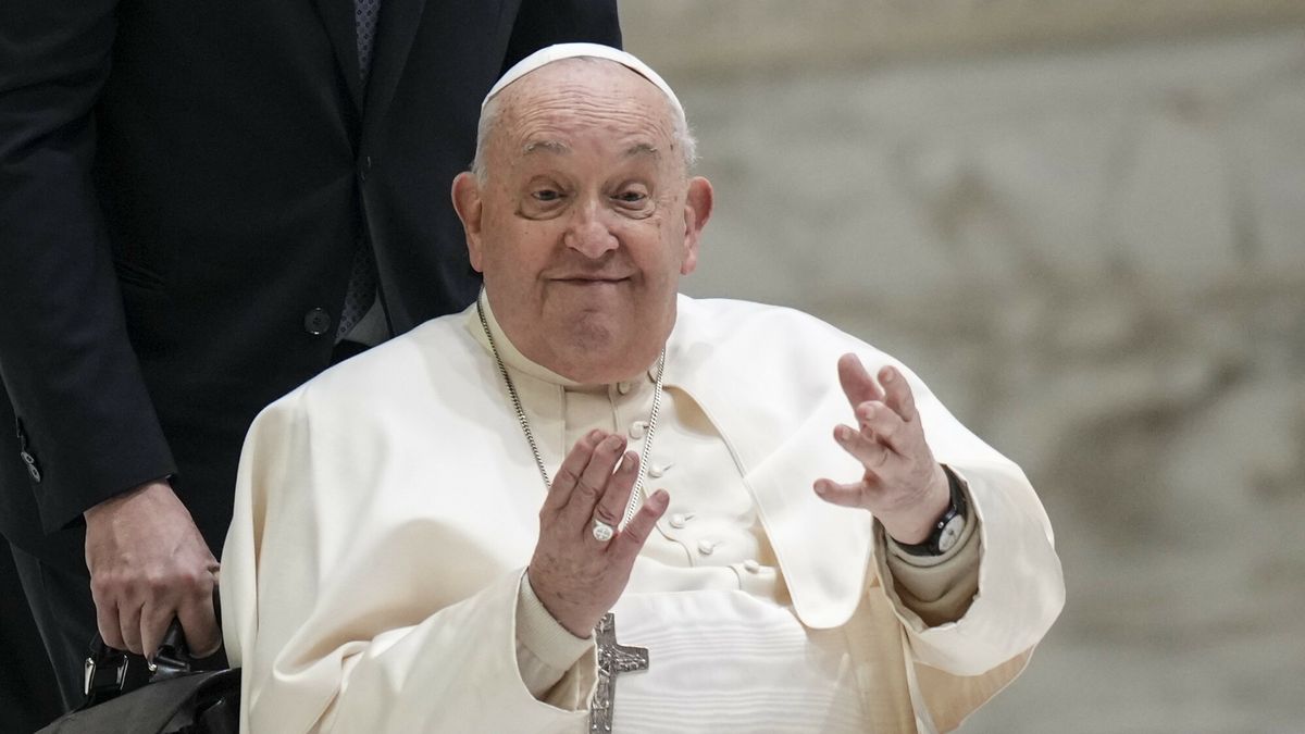 Archiwum zagraniczne East News 2025-01
Pope Francis arrives for his weekly general audience in the Pope Paul VI hall at the Vatican, Wednesday, Jan. 22, 2025. (AP Photo/Andrew Medichini)
Andrew Medichini