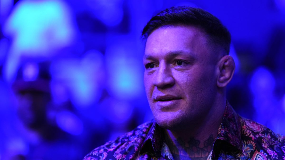 LAS VEGAS, NEVADA - MARCH 04: Conor McGregor attends the UFC 285 event at T-Mobile Arena on March 04, 2023 in Las Vegas, Nevada. (Photo by Chris Unger/Zuffa LLC via Getty Images)