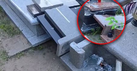 Dewastacja na cmentarzu w Toruniu. Porażające skutki. Policja komentuje