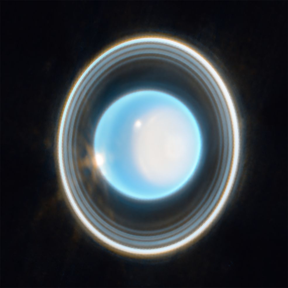 Uran okiem teleskopu Webb