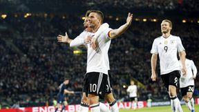 Cudowny gol Lukasa Podolskiego na pożegnanie! Niemcy pokonali w towarzyskim hicie Anglików