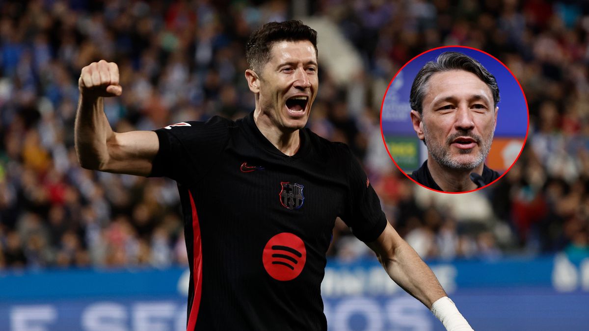 PAP/EPA / Na zdjęciu: Niko Kovac wychwalał Roberta Lewandowskiego