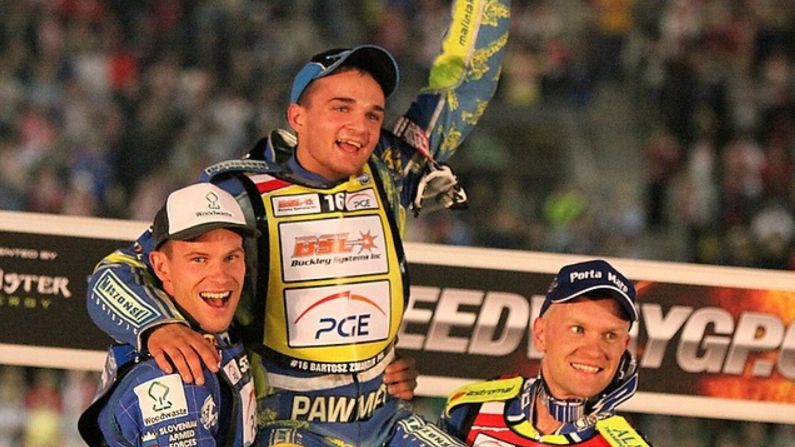  / Na zdjęciu: podium Grand Prix Polski w Gorzowie w 2014 roku