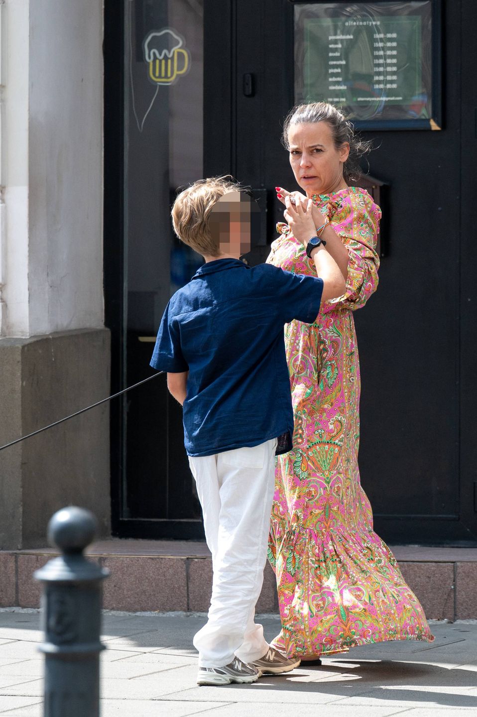 Anna Mucha z dziećmi 