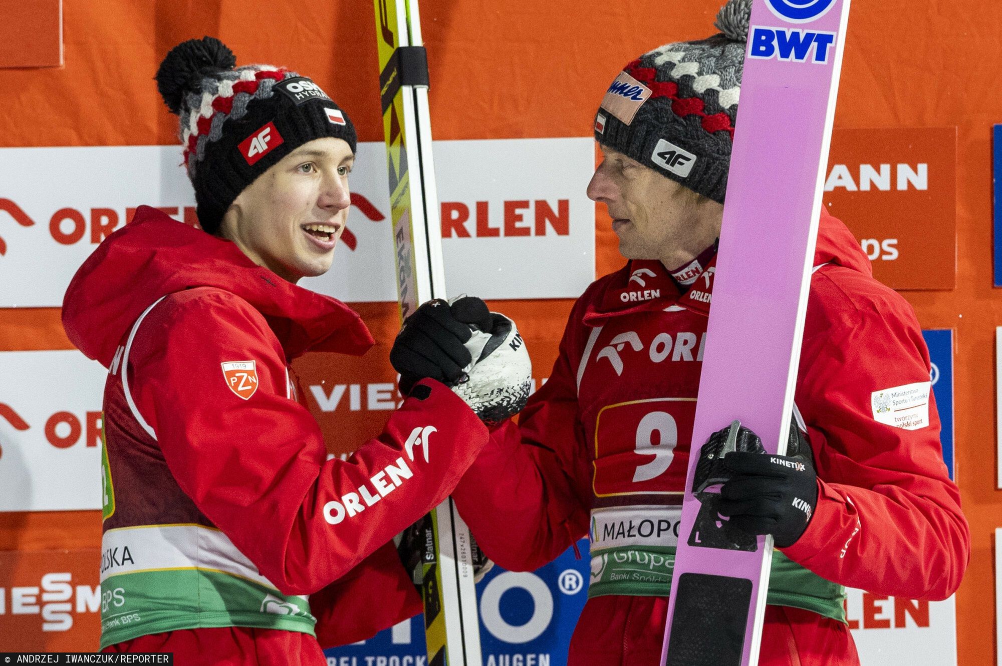 Kacper Tomasiak i Dawid Kubacki