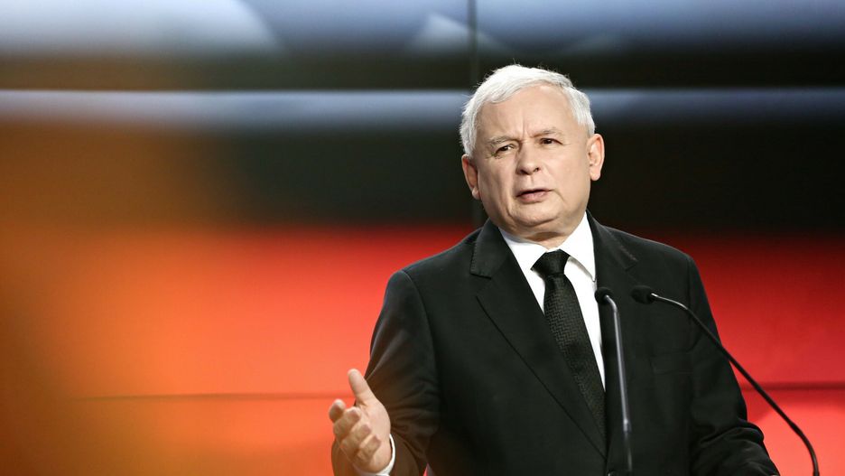 Prezes Kaczyński w siedzibie PiS przy Nowogrodzkiej