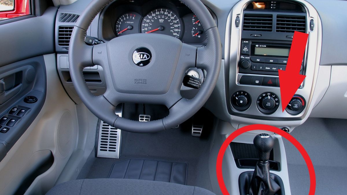 Manualna przekładnia w Ameryce to rzadkość.