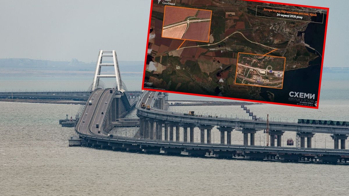 Russians are leaving Crimea: Satellite images show massive traffic jams