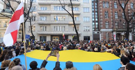Manifestacje poparcia dla Ukrainy. Polacy chcą sąsiadów w Unii