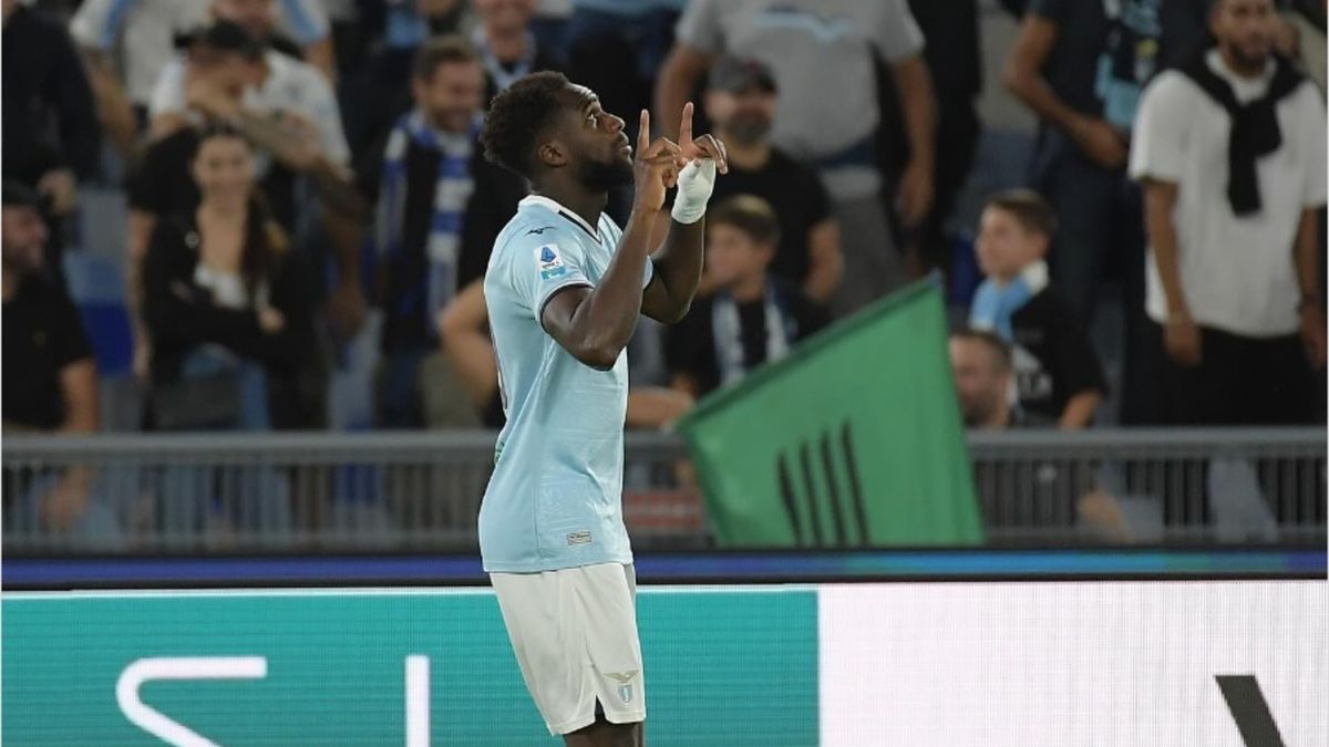 Instagram / Lazio / Boulaye Dia w meczu Lazio - Hellas Werona jesienią 2024 roku