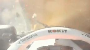 F1: Robert Kubica uderzył w bandę. Zobacz wideo z wypadku polskiego kierowcy!